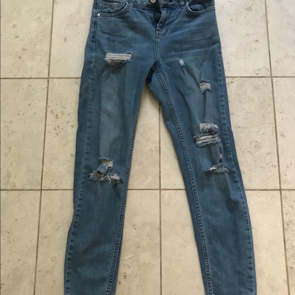 Topshop Moto Jamie Jeans Sz 25 - Picture 2 of 4